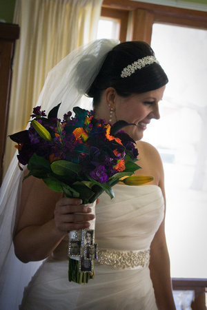 Wedding Woman With Flowers
