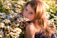 Cailin in the Flowers|family portraits WNY