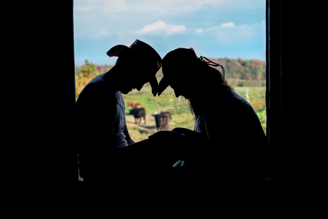 Silhouette of engagement